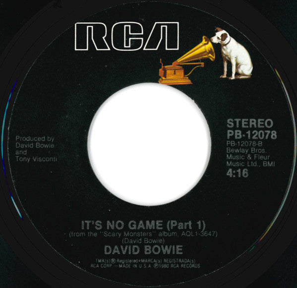 David Bowie ~ Ashes To Ashes (Vinyl) - Djungel & Jazz