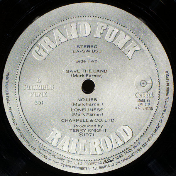 Grand Funk Railroad ~ E Pluribus Funk (Vinyl) - Djungel & Jazz