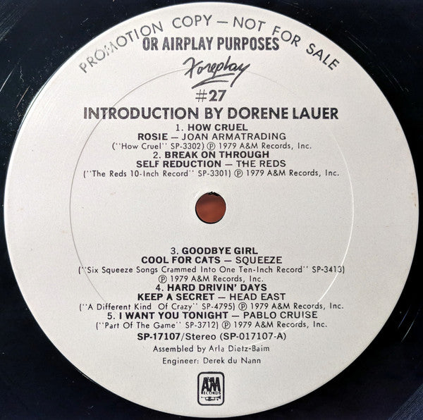 Various ~ Foreplay #27: A&M's Pre-Release Sampler (Vinyl) - Djungel & Jazz