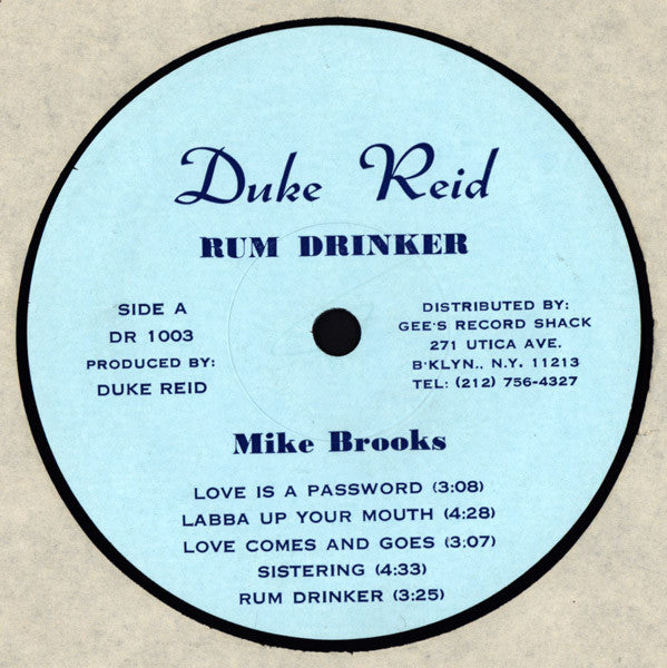 Mike Brooks : Rum Drinker (LP, Album)