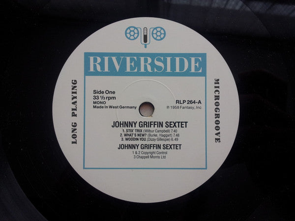 Johnny Griffin Sextet : Johnny Griffin Sextet (LP, Album, Mono, RE)