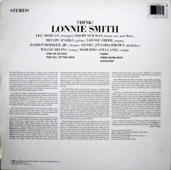 Lonnie Smith ~ Think! (Vinyl) - Djungel & Jazz