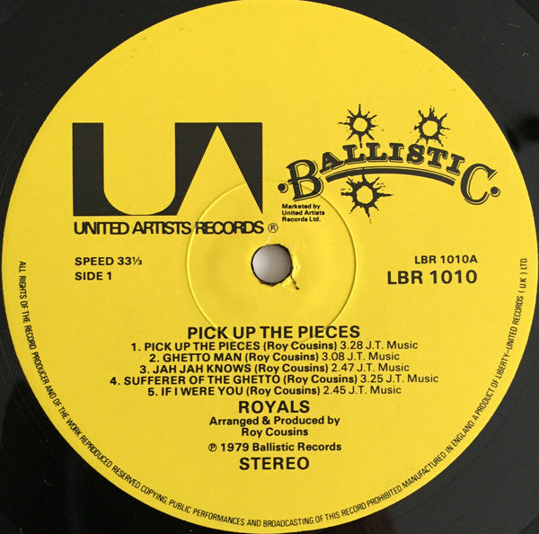 The Royals : Pick Up The Pieces (LP, Album, RE)