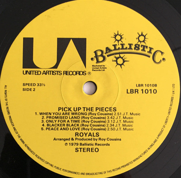 The Royals : Pick Up The Pieces (LP, Album, RE)