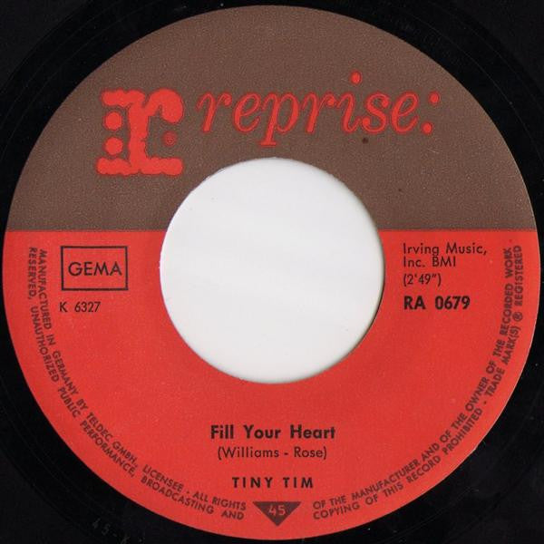 Tiny Tim ~ Tip-Toe Thru' The Tulips With Me (Vinyl) - Djungel & Jazz
