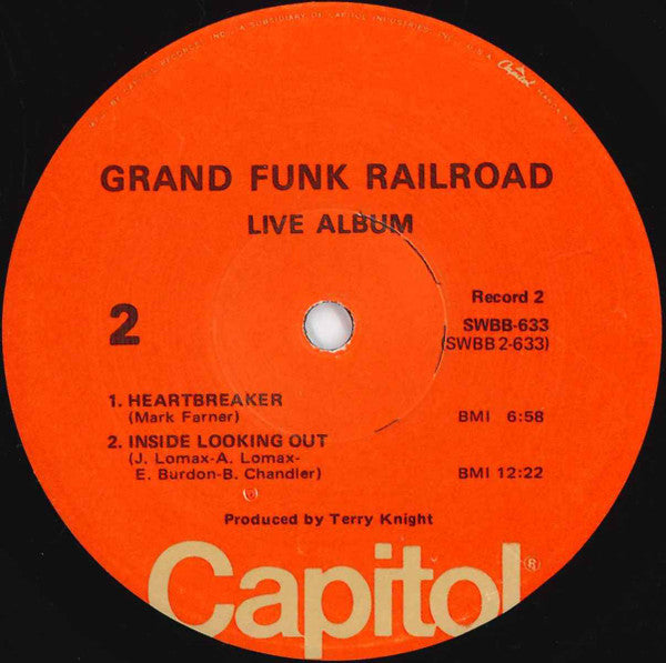 Grand Funk* : Live Album (2xLP, Album, RE, Win)