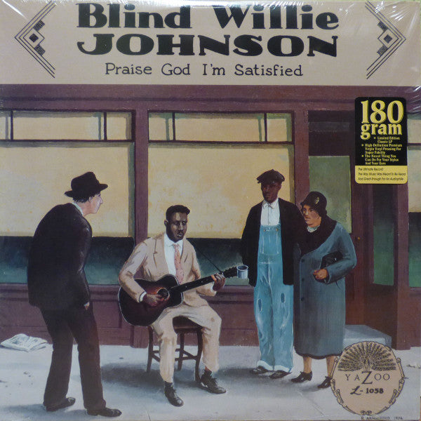 Blind Willie Johnson ~ Praise God I'm Satisfied (Vinyl) - Djungel & Jazz