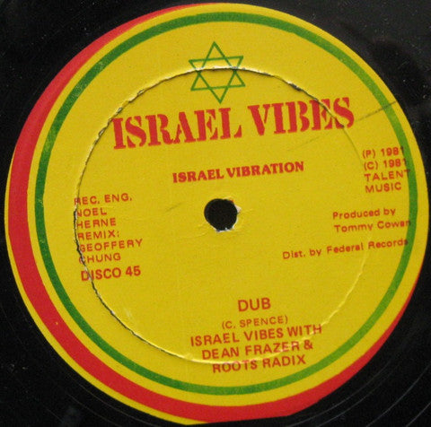 Israel Vibration : Never Gonna Hurt Me Again / Dub (12", Maxi)