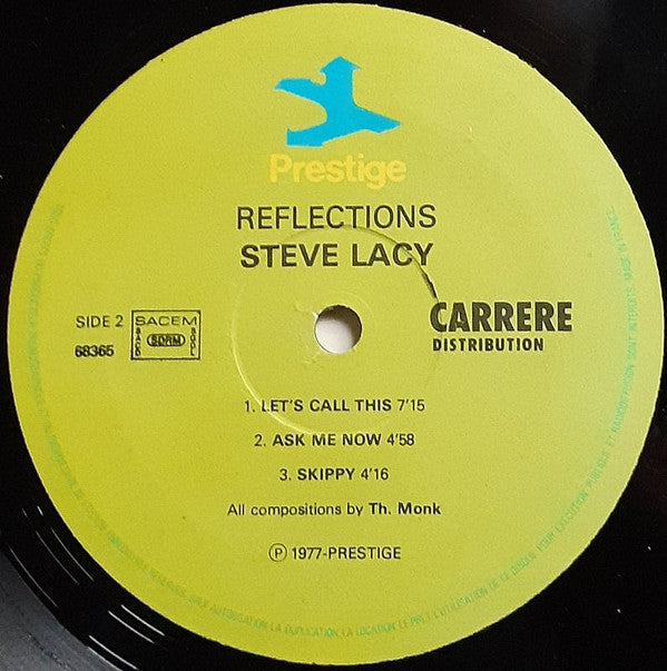 Steve Lacy ~ Reflections (Steve Lacy plays Thelonious Monk) (Vinyl) - Djungel & Jazz