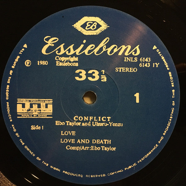 Ebo Taylor, Uhuru Yenzu ~ Conflict (Vinyl) - Djungel & Jazz