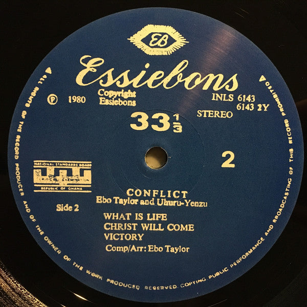 Ebo Taylor, Uhuru Yenzu ~ Conflict (Vinyl) - Djungel & Jazz