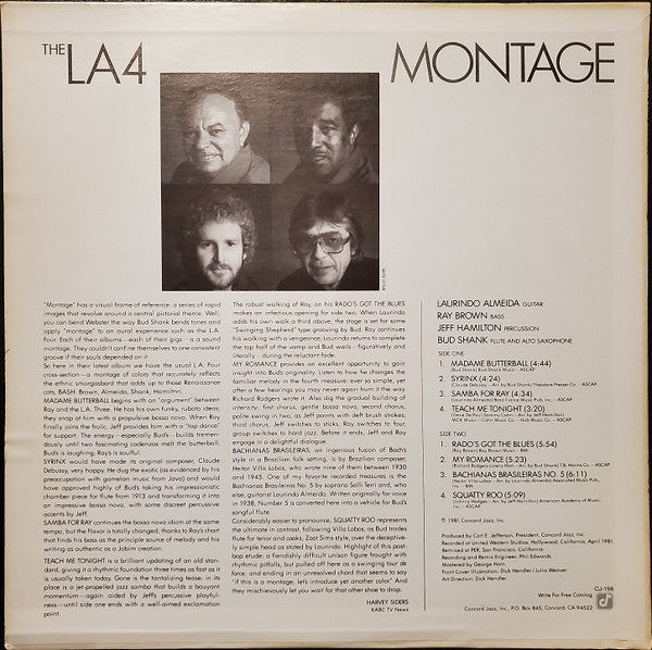 The LA4 ~ Montage (Vinyl) - Djungel & Jazz