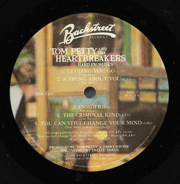 Tom Petty And The Heartbreakers ~ Hard Promises (Vinyl) - Djungel & Jazz