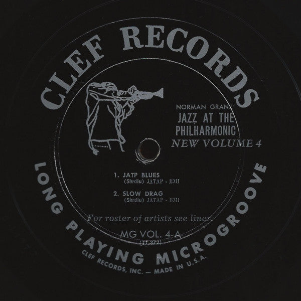 Norman Granz' Jazz At The Philharmonic ~ Norman Granz' Jazz At The Philharmonic New Volume 4 (Formerly Vols. 6 And 14) (Vinyl) - Djungel & Jazz