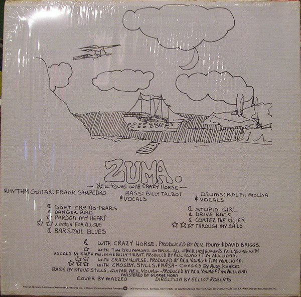 Neil Young With Crazy Horse ~ Zuma (Vinyl) - Djungel & Jazz