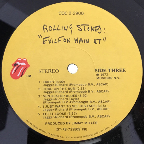 The Rolling Stones : Exile On Main St (2xLP, Album, PR )