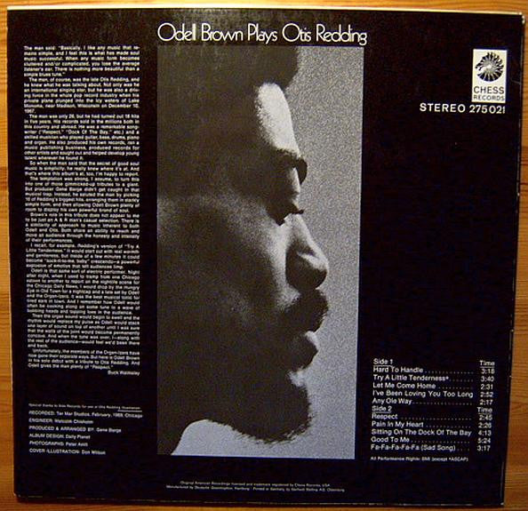 Odell Brown : Odell Brown Plays Otis Redding (LP, Album)