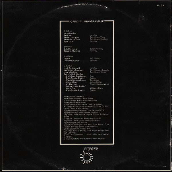Uriah Heep ~ Uriah Heep Live (Vinyl) - Djungel & Jazz