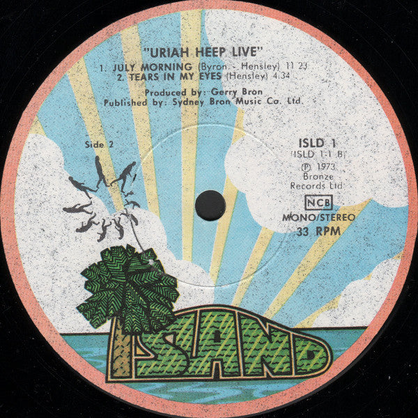Uriah Heep ~ Uriah Heep Live (Vinyl) - Djungel & Jazz