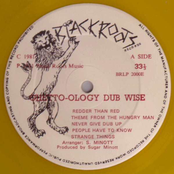Black Roots Players : Ghetto-Ology Dubwise (LP, Yel)