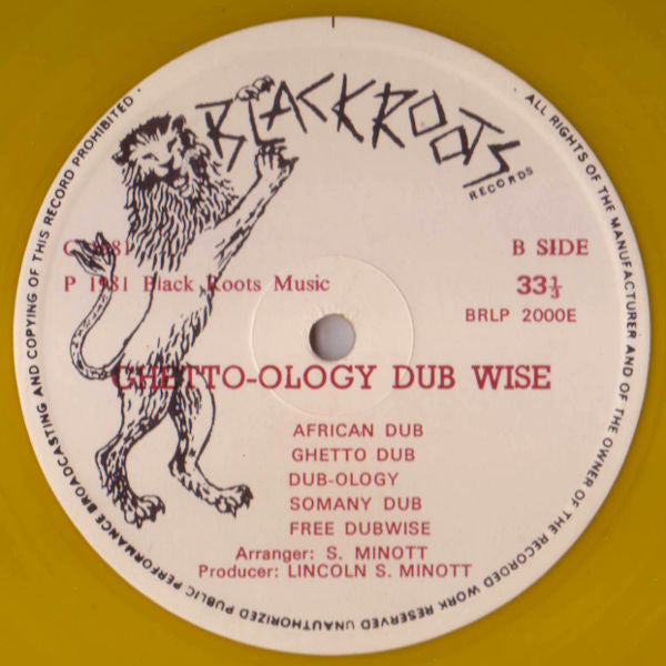 Black Roots Players : Ghetto-Ology Dubwise (LP, Yel)