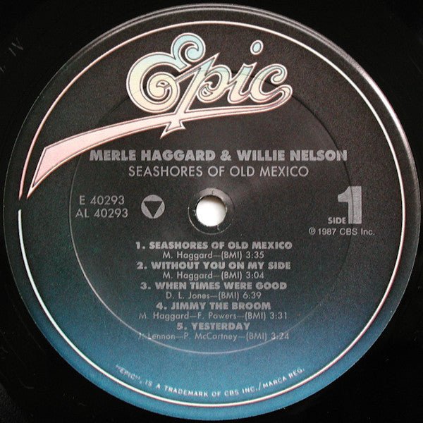 Merle Haggard & Willie Nelson : Seashores Of Old Mexico  (LP, Album, Car)