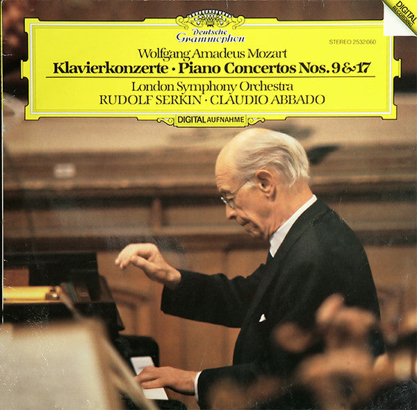 Wolfgang Amadeus Mozart, London Symphony Orchestra, Rudolf Serkin ∙ Claudio Abbado ~ Klavierkonzerte = Piano Concertos Nos. 9 & 17 (Vinyl) - Djungel & Jazz