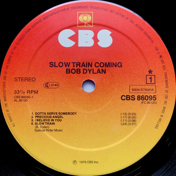 Bob Dylan ~ Slow Train Coming (Vinyl) - Djungel & Jazz