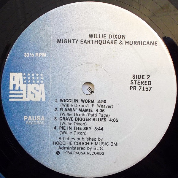 Willie Dixon ~ Mighty Earthquake And Hurricane (Vinyl) - Djungel & Jazz
