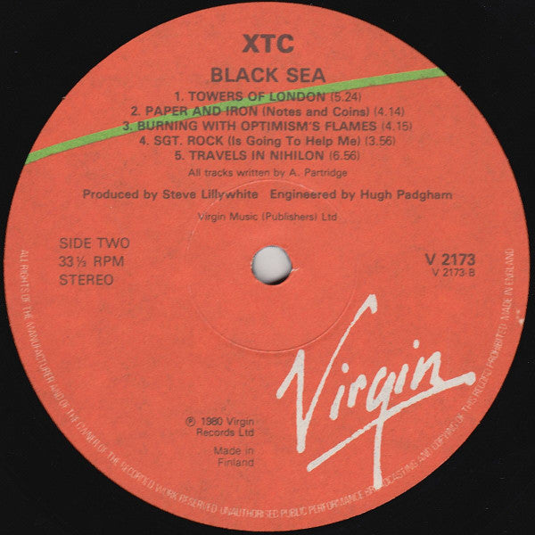 XTC : Black Sea (LP, Album)
