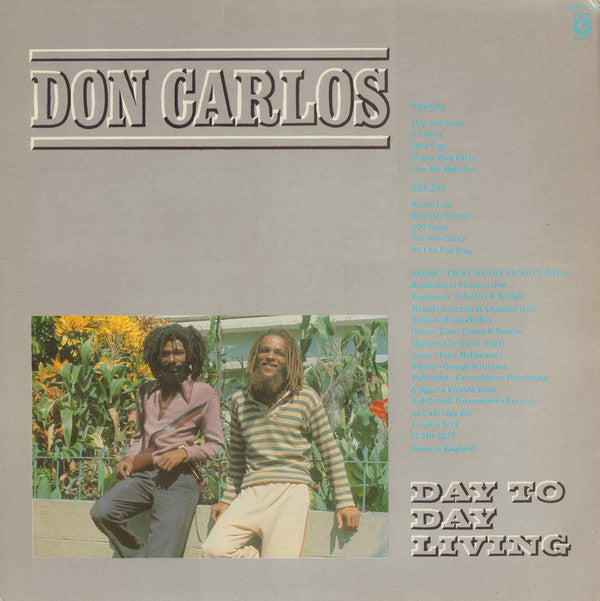 Don Carlos (2) : Day To Day Living (LP, Album)