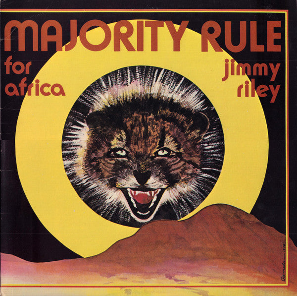 Jimmy Riley : Majority Rule For Africa (LP, Album)