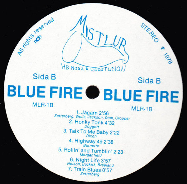 Blue Fire  ~ Blue Fire (Vinyl) - Djungel & Jazz