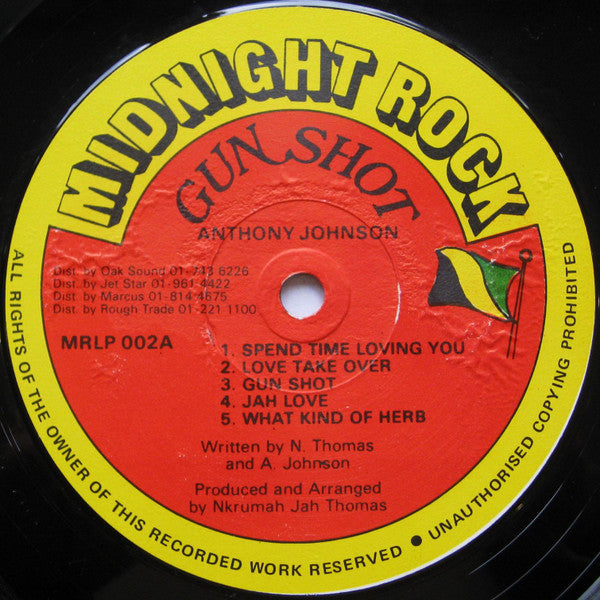 Anthony Johnson : Gun Shot (LP, Album)