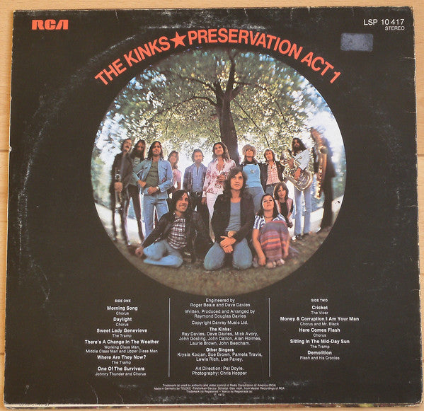 The Kinks ~ Preservation Act 1 (Vinyl) - Djungel & Jazz