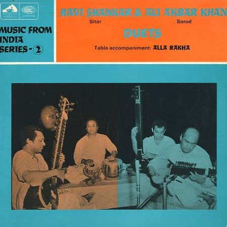 Ravi Shankar & Ali Akbar Khan, Alla Rakha ~ Duets (Vinyl) - Djungel & Jazz
