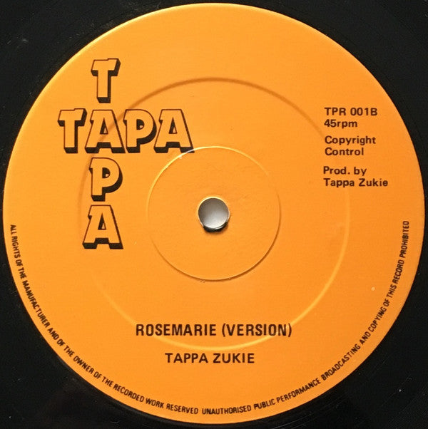 Tappa Zukie* : Mr. Walker (Rosemarie) (12")