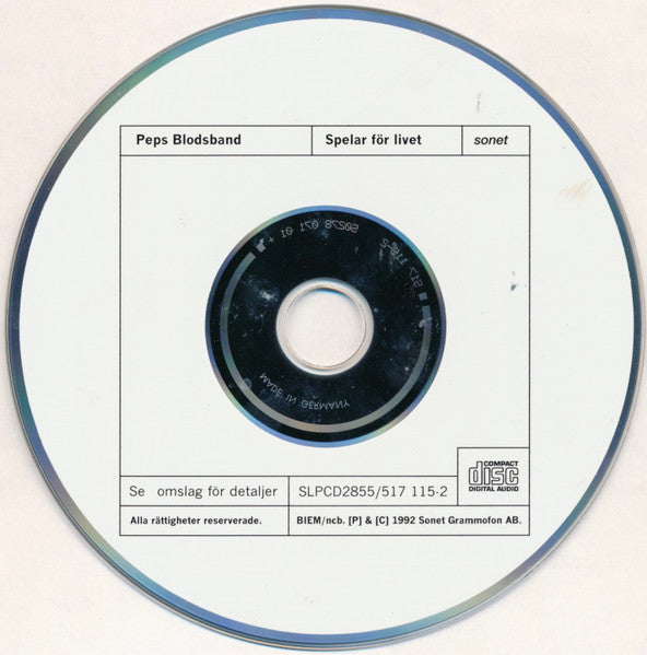Peps Blodsband ~ Spelar För Livet (Vinyl) - Djungel & Jazz