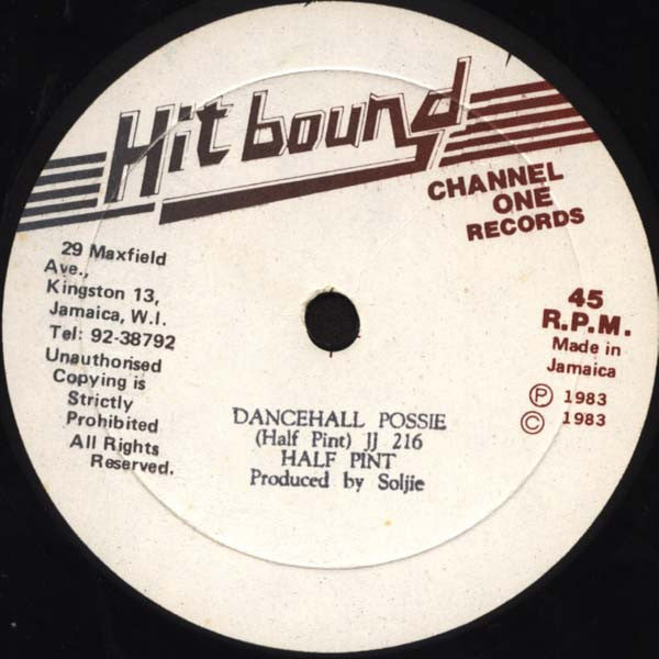 Half Pint (3) : Dancehall Possie (12")