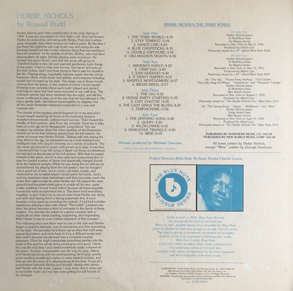 Herbie Nichols ~ The Third World (Vinyl) - Djungel & Jazz