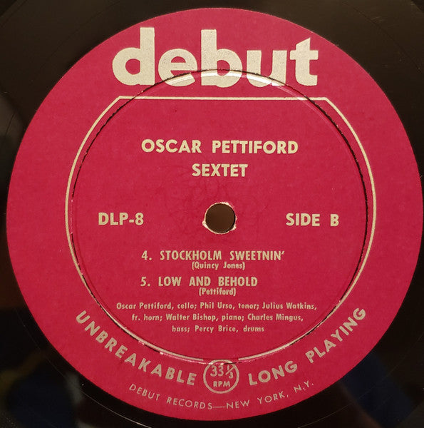 The New Oscar Pettiford Sextet ~ The New Oscar Pettiford Sextet (Vinyl) - Djungel & Jazz