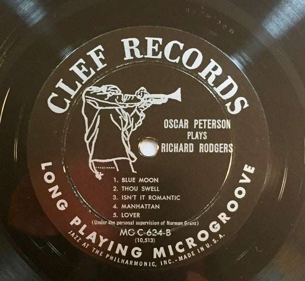 Oscar Peterson ~ Oscar Peterson Plays Richard Rodgers (Vinyl) - Djungel & Jazz