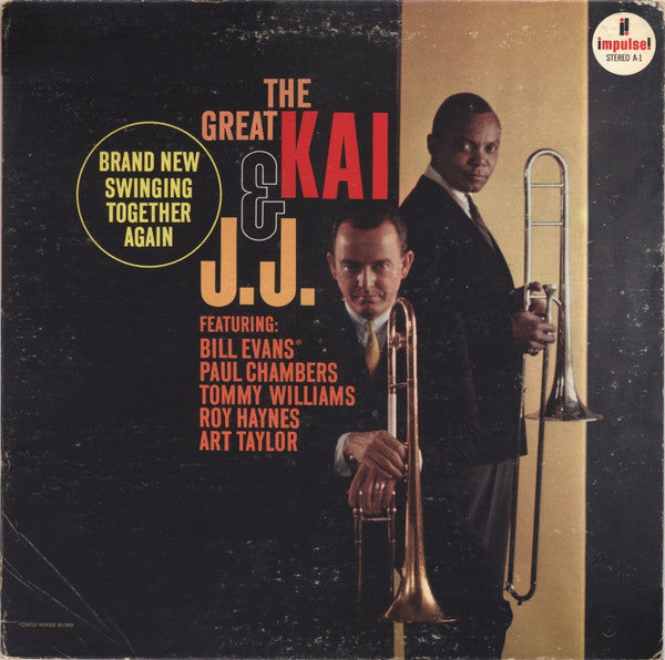 Kai & J.J. Featuring Bill Evans, Paul Chambers , Roy Haynes, Art Taylor ~ The Great Kai & J.J. Brand New, Swinging Together Again (Vinyl) - Djungel & Jazz