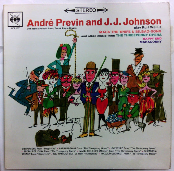 André Previn And J.J. Johnson ~ "Mack The Knife", "Bilbao Song" Etc. (Vinyl) - Djungel & Jazz