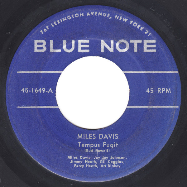 Miles Davis : Tempus Fugit (7", Single)