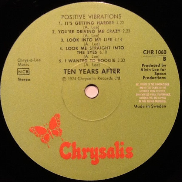 Ten Years After ~ Positive Vibrations (Vinyl) - Djungel & Jazz