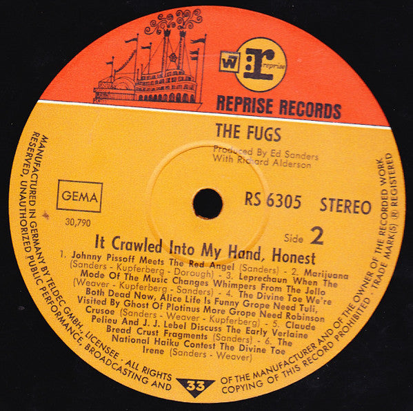The Fugs : It Crawled Into My Hand, Honest (LP, Album)