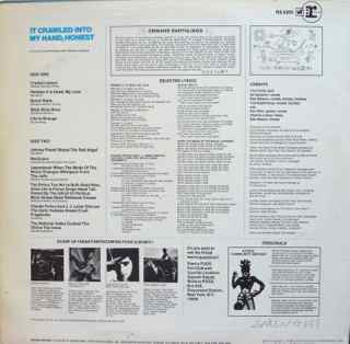 The Fugs : It Crawled Into My Hand, Honest (LP, Album)