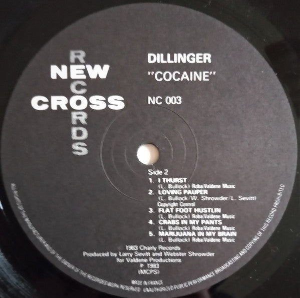 Dillinger : Cocaine (LP, Comp)