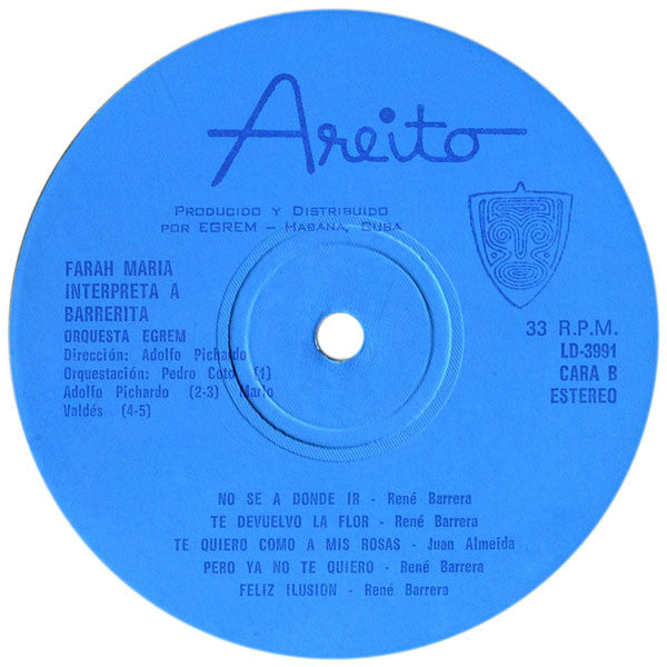 Farah Maria ~ Interpreta A Barrerita (Vinyl) - Djungel & Jazz
